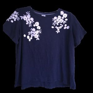 Anthropologie Alexis + Kin navy t shirt
